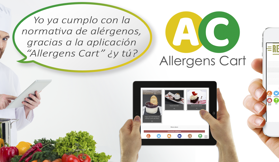“Allergens Cart” una app gratuita de ZigZag new media para cumplir con la normativa de alérgenos.